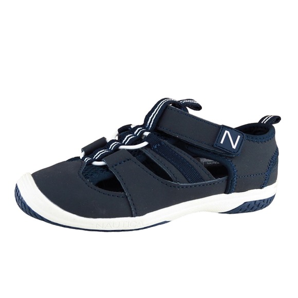 Nautica Toddler Girls 11 Medium‎ Blue Sport Synthetic - Picture 1 of 7